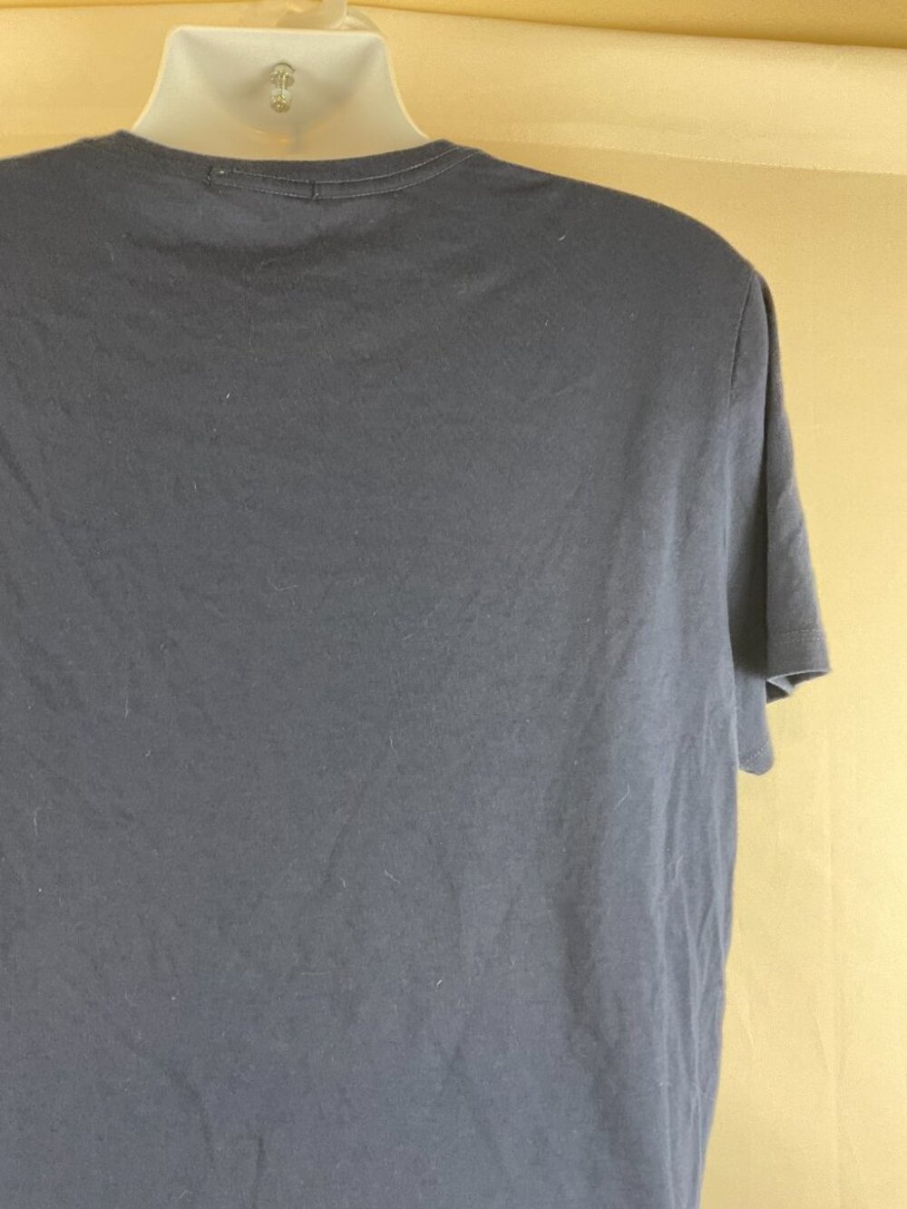 Marine Layer Marge M/L Shirt Men's Navy Blue Short Sleeve - Picture 7 of 9